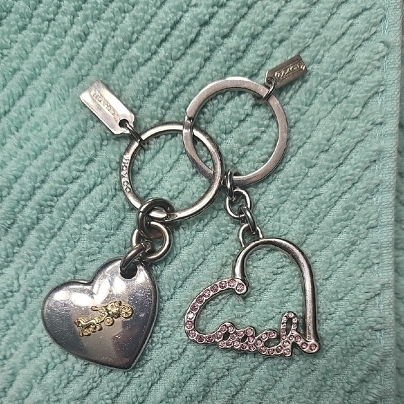 Coach Handbags - Coach Silver Metal Purse Charm Set